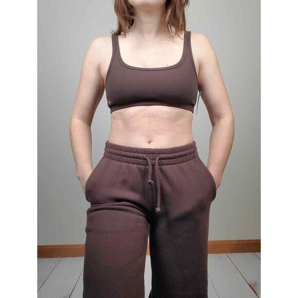 TNA brown sleevless tank cropped womens Size: M - Picture 1 of 15